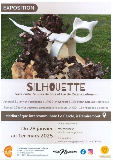 EXPOSITION - SILHOUETTE - Médiathèque à Remiremont