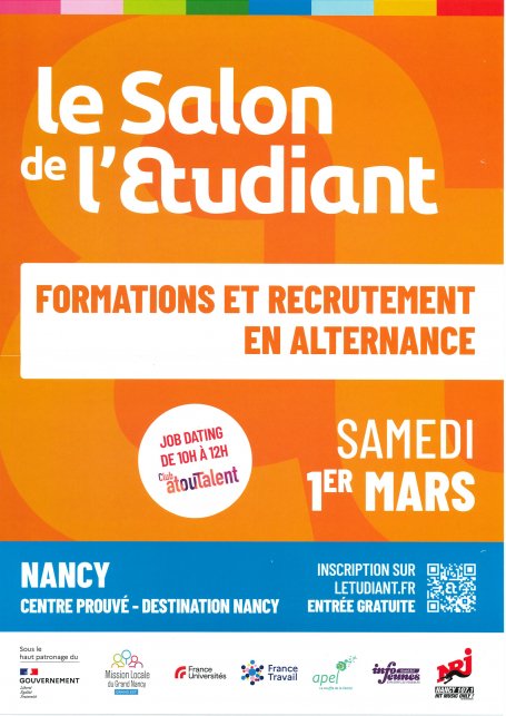 LE SALON DE L'ÉTUDIANT A NANCY