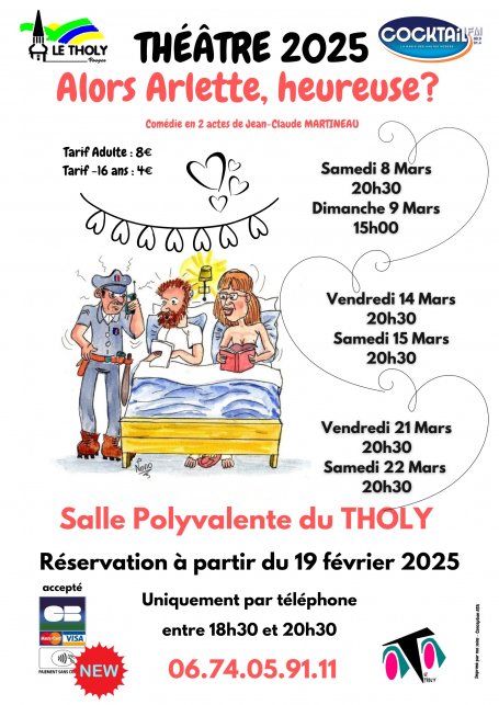 Théâtre Le Tholy - Alors Arlette, heureuse ?